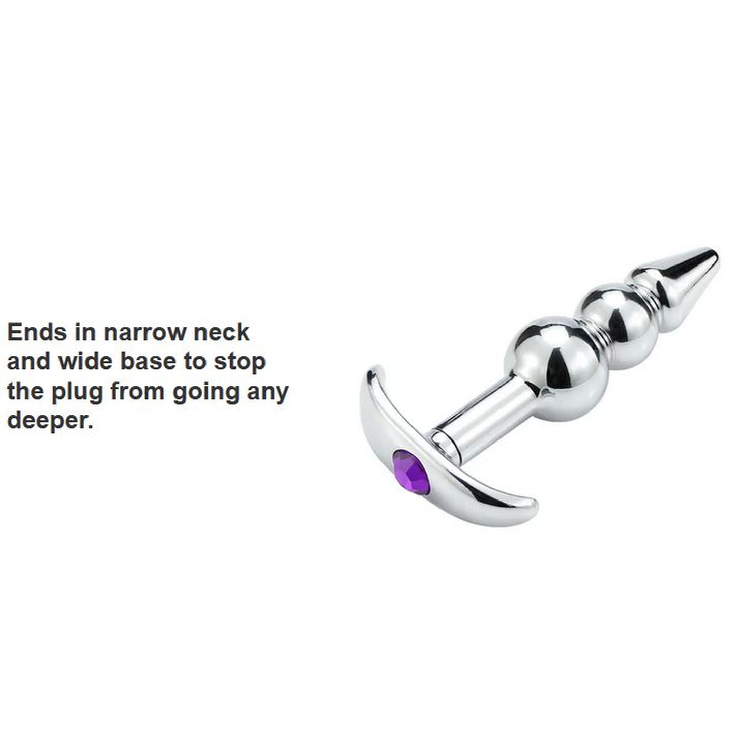 Anchor Shape Metal Anal Plug