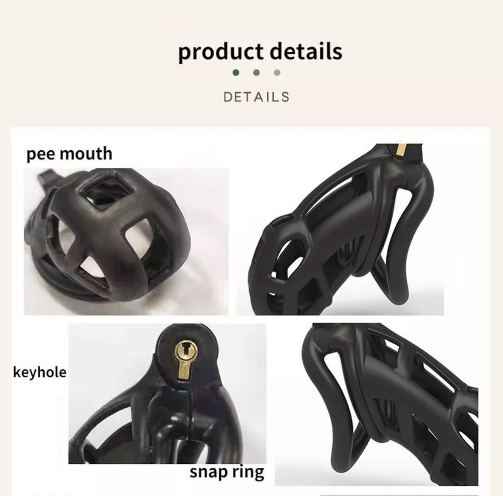 Chastity Cage Duo — Ultra Small + Cobra Lock