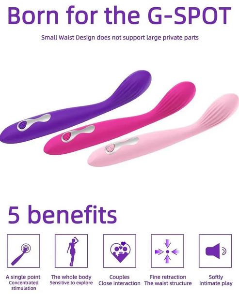 Slim and Sleek G Spot Powerful Vibrator