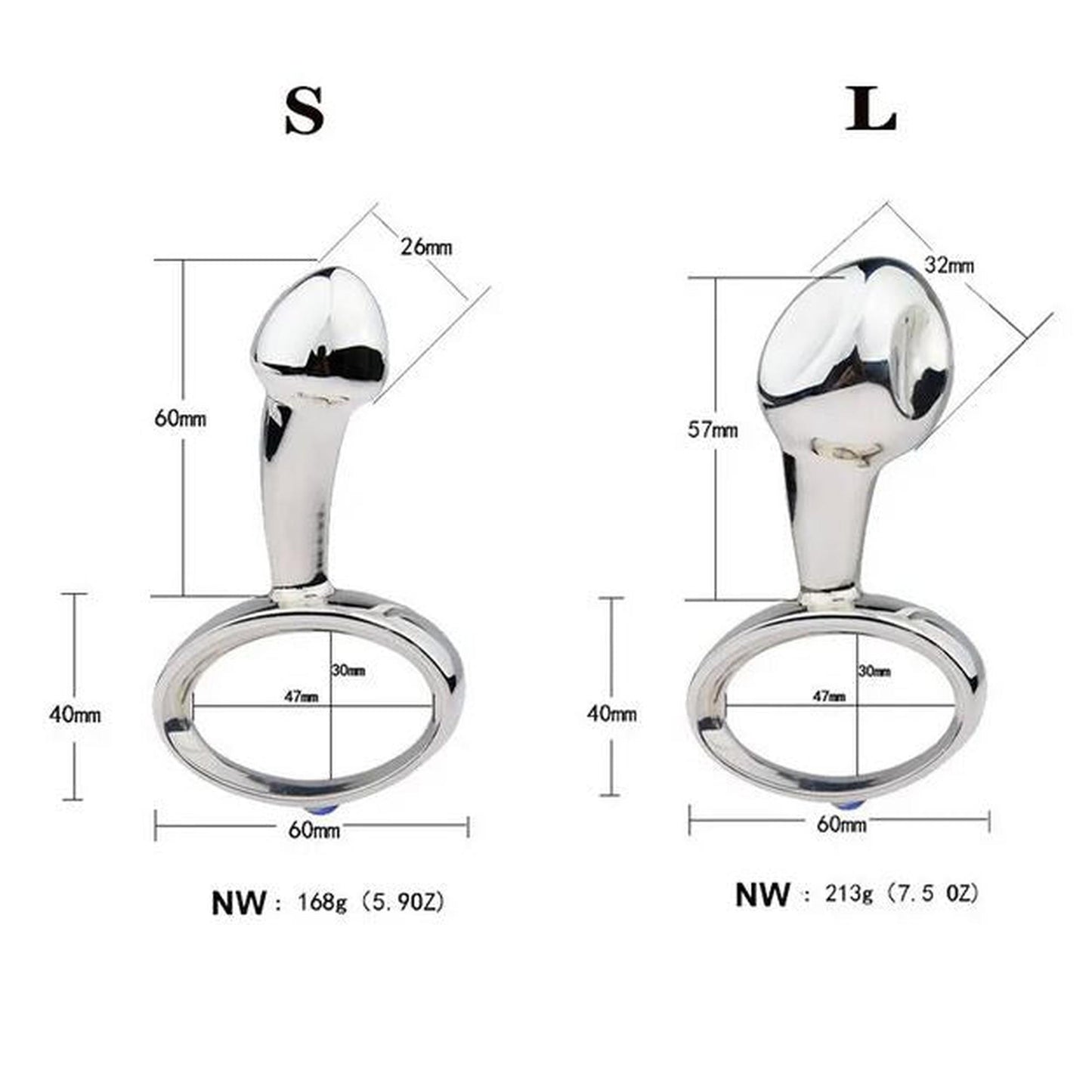 Pull Ring Dilator Butt Plug