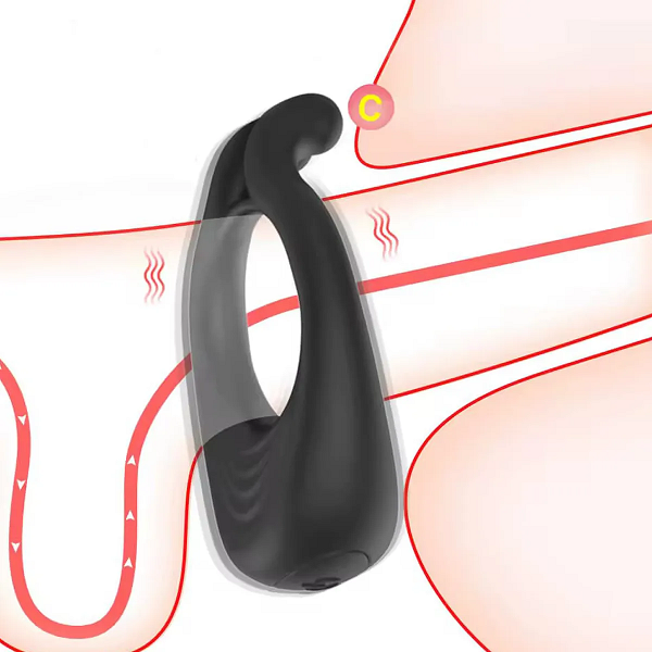 Orgasm Lock Delay Vibrating Slim Massage Rumble Cock Ring β Last Longer, Feel Stronger