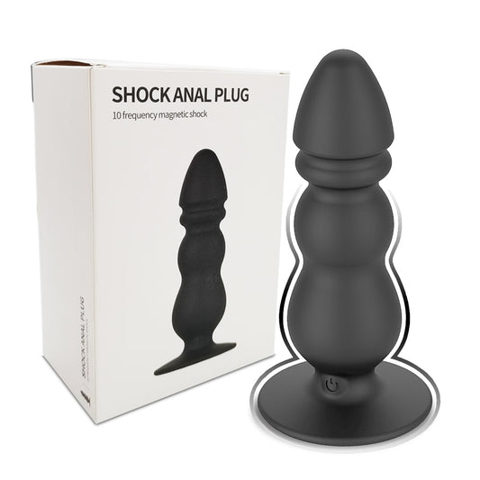 10 Speed Shock Anal Plug With Remote For Men & Women