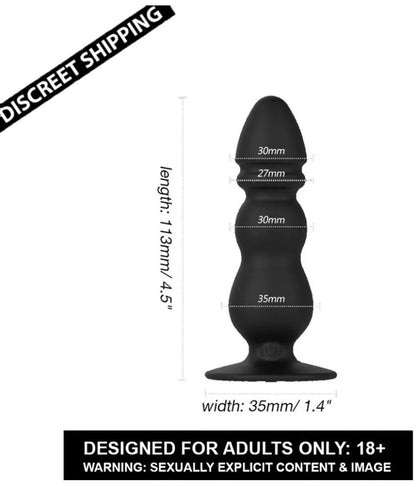 10 Speed Shock Anal Plug With Remote For Men & Women