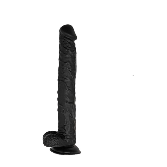 18 inch Extra Large Black Dildo with Suction Cup