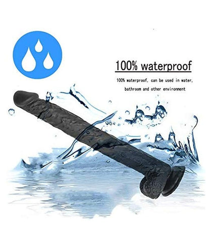 18 inch Extra Large Black Dildo with Suction Cup