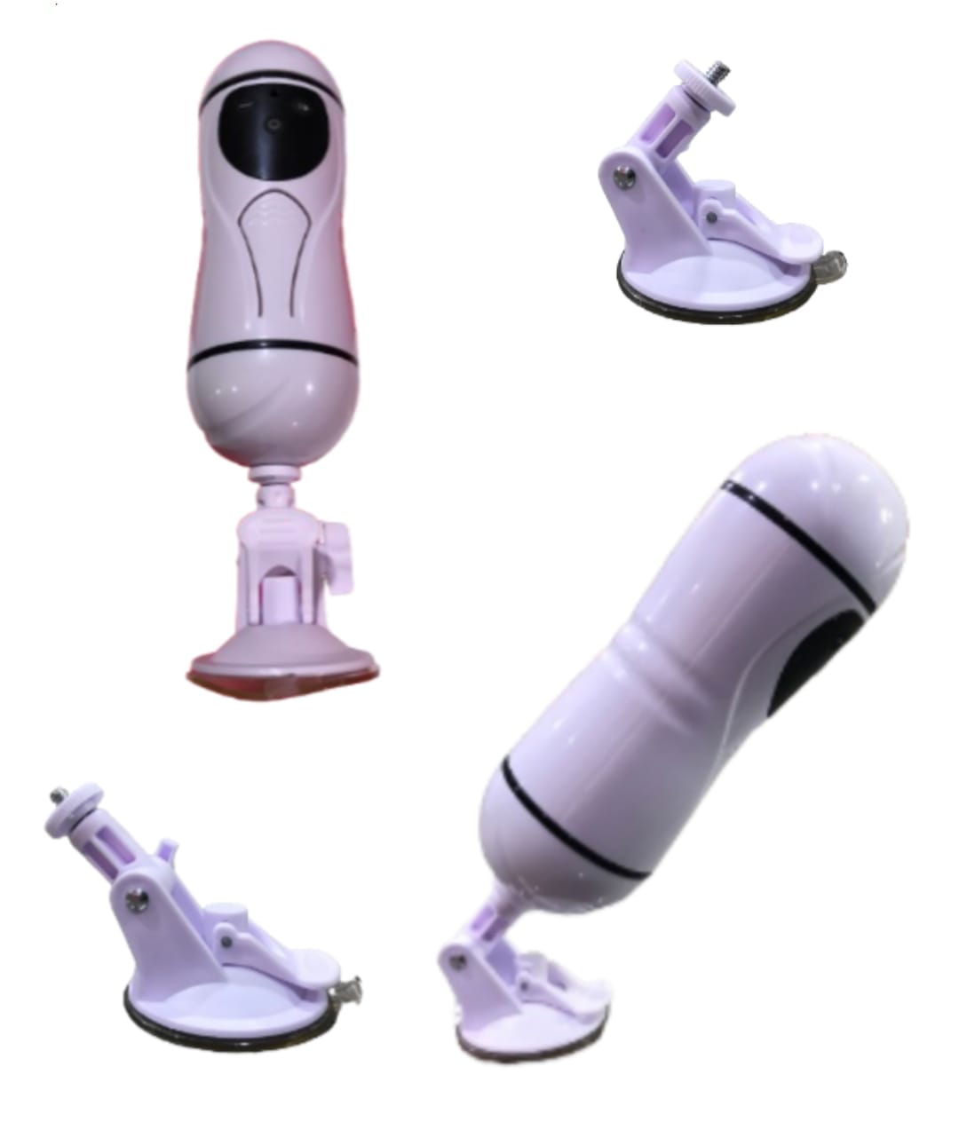 कंपन और ध्वनि के साथ 2 इन 1 होंठ और योनि हस्तमैथुन