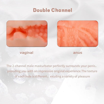 2 IN 1 Pussy And Anal Masturbator