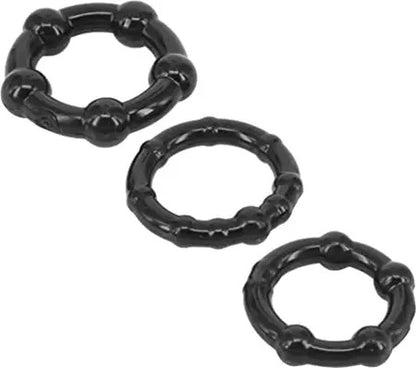 Men's Silicone Beaded Pennis Ring