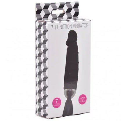 Black Dildo Vibrator With Black Tail