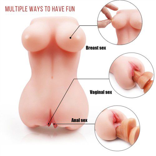 Ass And Vaginal Pocket Pussy Masturbator With Breast