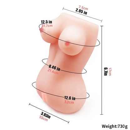 Ass And Vaginal Pocket Pussy Masturbator With Breast