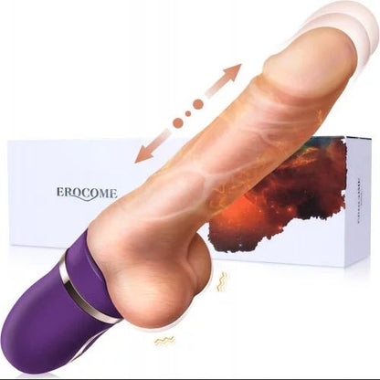 Auto Thrusting Dildo Vibrator with Heating Function