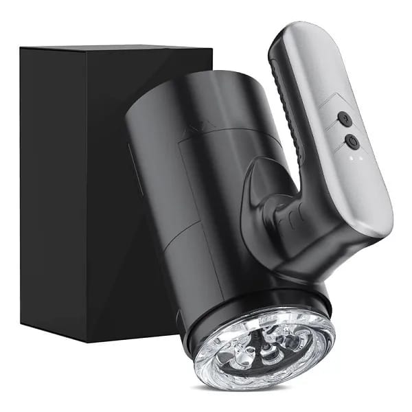 Automatic Open Ended Stroker Thrusting & Rotating Male Masturbator