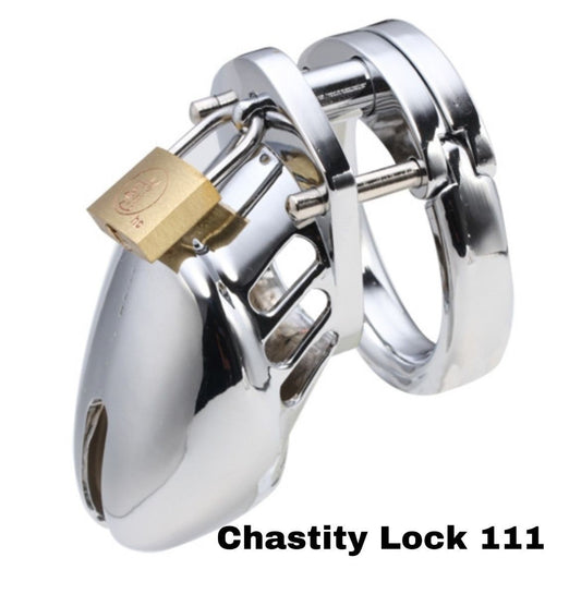 Stainless Steel Locking Cock Cage 111