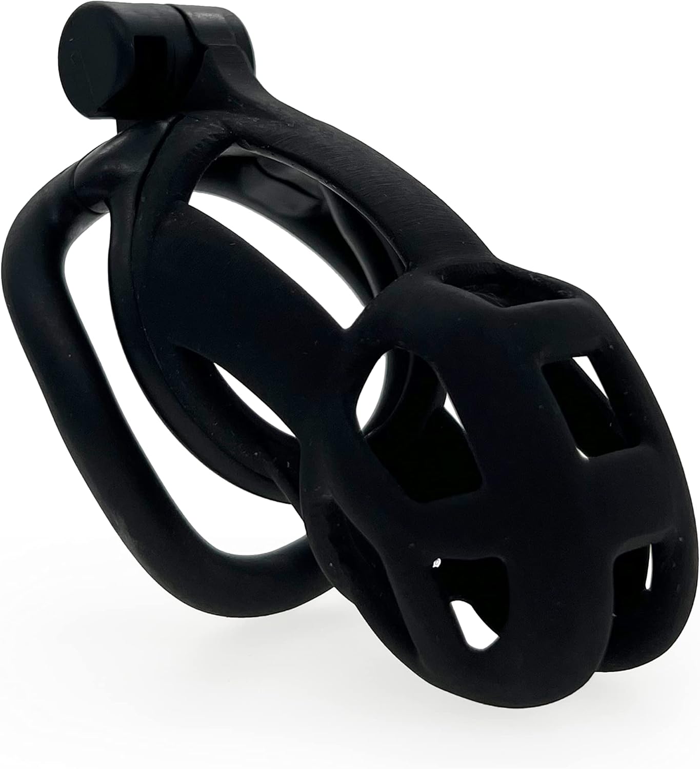 Cobra Male Chastity Cage Lock Device W/ 4 Rings