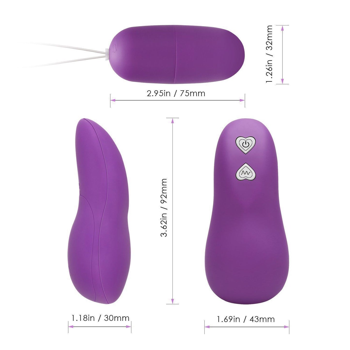 Cute Remote Egg Vibrator