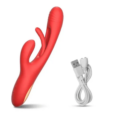 G-Spot Flutter Rabbit Clitoris Stimulator With 7 Vibration Toy For Couples