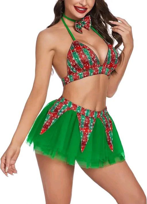 Sexy Babdyoll Dress For Valentine & Christmas