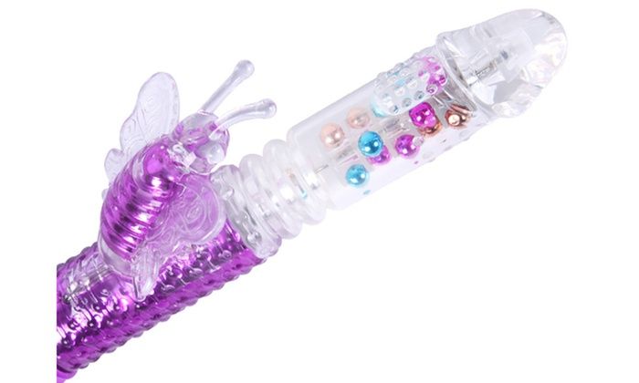 G-Spot Rabbit Vibrating Dildo Dual Stimulation Massager