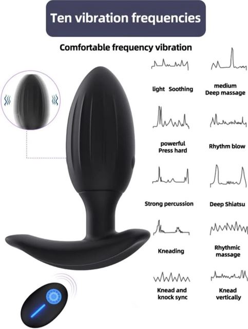 Lange Wireless Remote Contolled Anal Plug