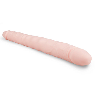 Double Ended Slim Silicone Dildo - 10 Inch