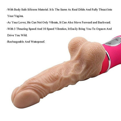 Lifelike Automatic Thrusting Massager for Women