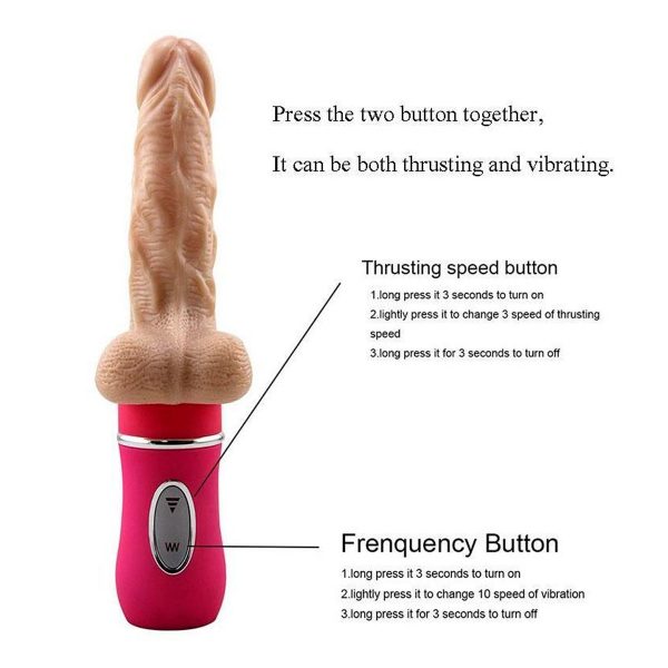 Lifelike Automatic Thrusting Massager for Women