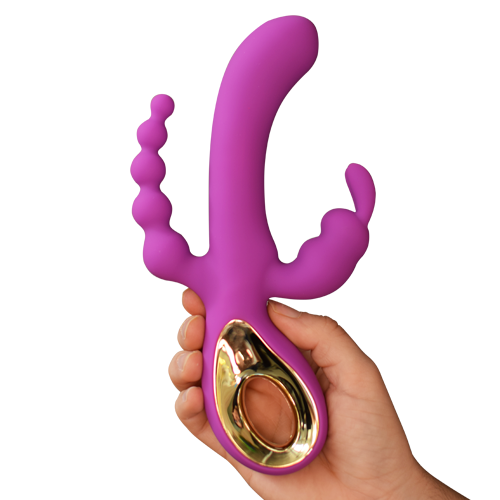 Luna Triple Bunny Vagina and Anal Vibrator
