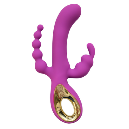 Luna Triple Bunny Vagina and Anal Vibrator