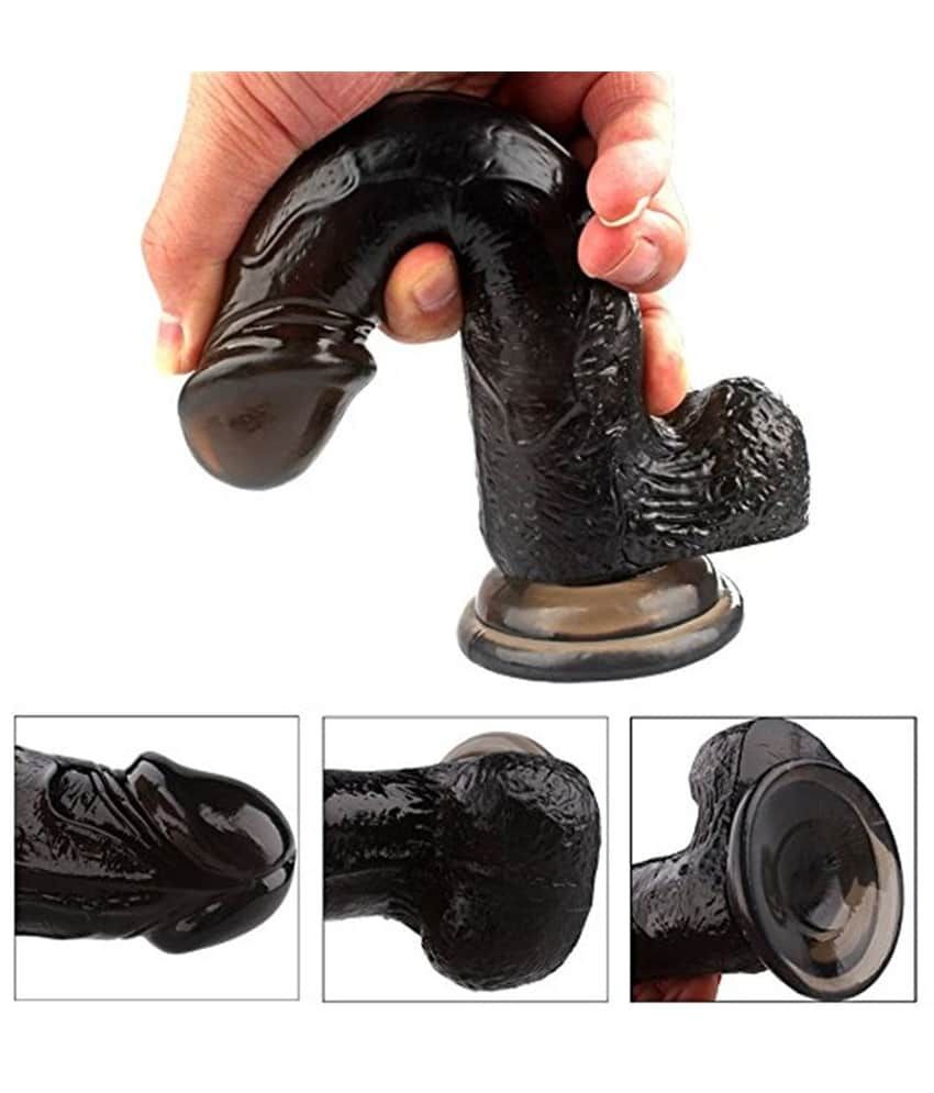 Mr. Black 6 Inch Black Realistic Dildo