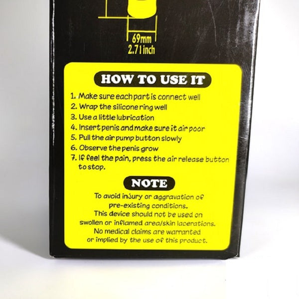 Penis Pump With Pressure Meter Gauge