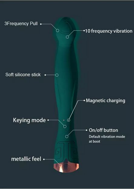 Silicone Vibrating Clit & G-spot Massager