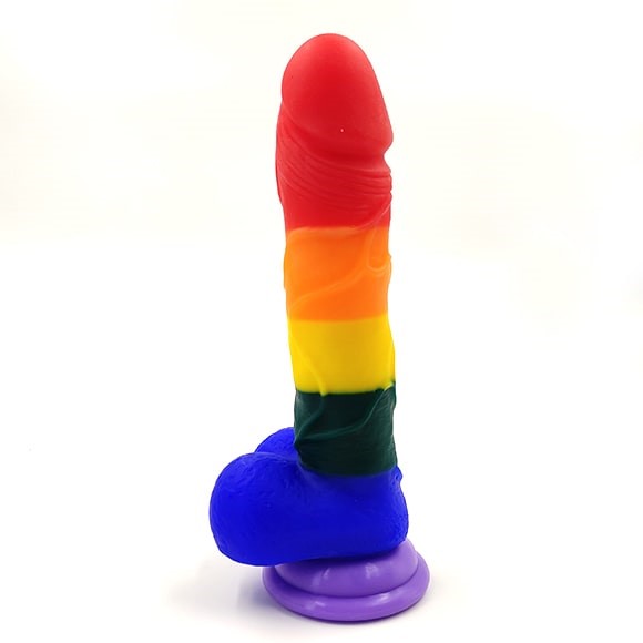 RainBow Super Realistic 8 Inches Dildo