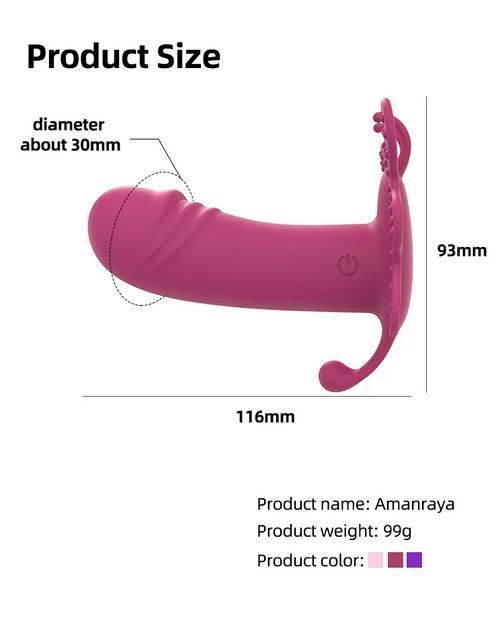 Remote Control Invisible Wearable Vibrator Dildo Vibrators for Women