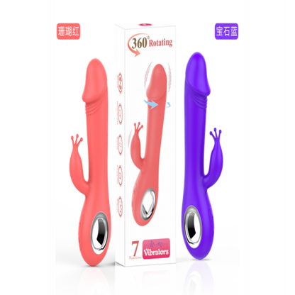360 Rotate Rabbit Vibrators G spot Stimulate