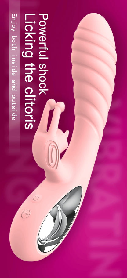 Vicky Powerful Rabbit Vibrator with Clit Licking