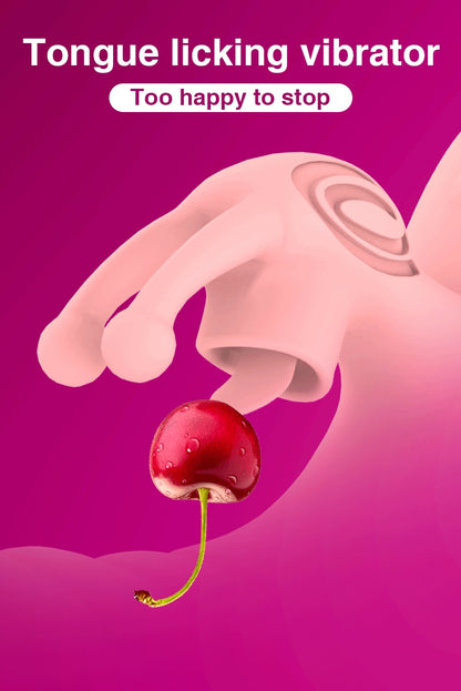 Vicky Powerful Rabbit Vibrator with Clit Licking