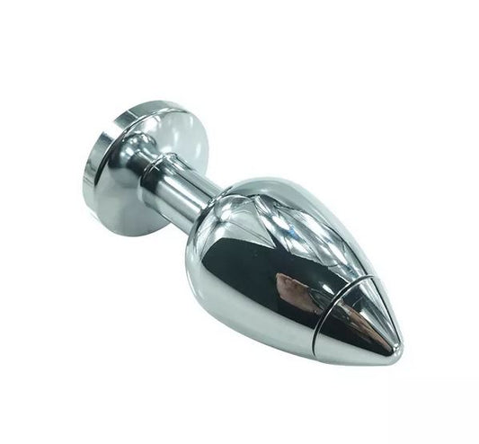 Wild USB Chargeable Vibrating Anal Steel Butt Plug