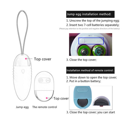 Wireless Remote Control Vibrating Egg
