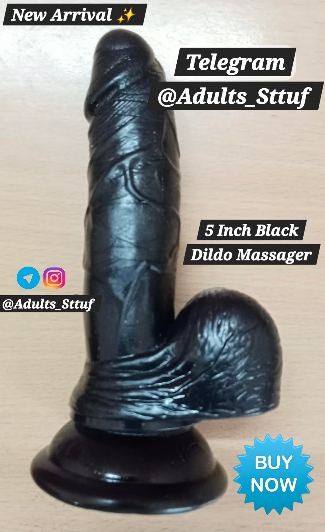 Black Massager - Bold. Sleek. Exciting