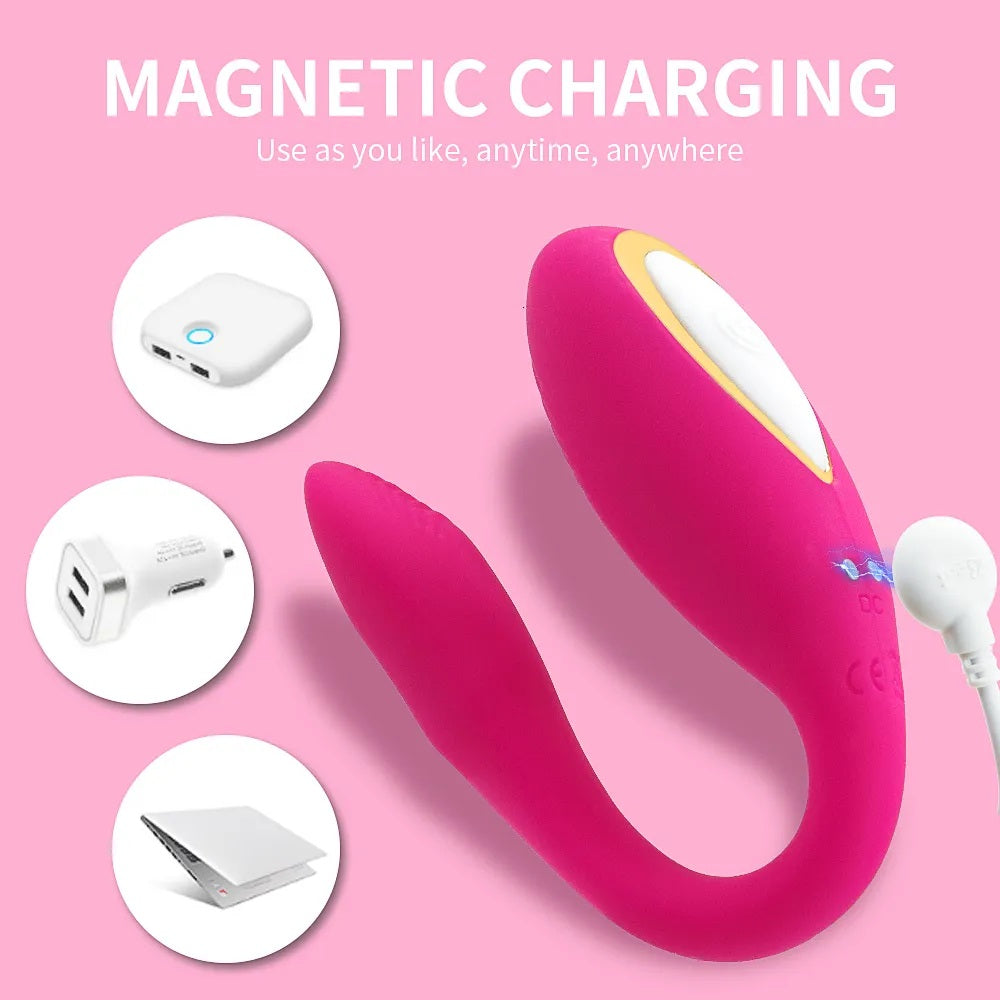 Remote Control U Shape Wearable Vibrator
