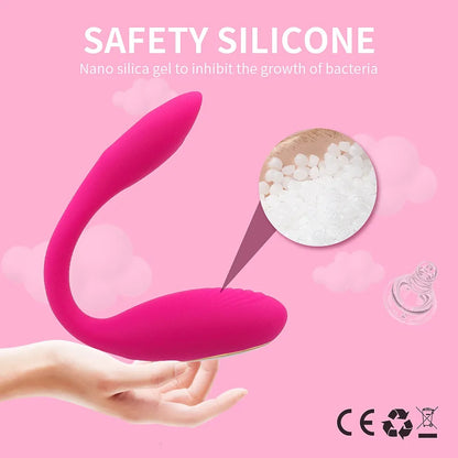 Remote Control U Shape Wearable Vibrator