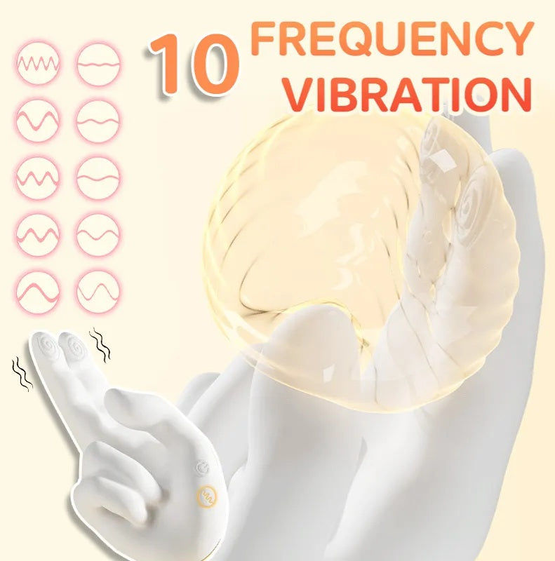 Finger Style Clitoral G-Spot Realistic Finger Flapping Motion Hand Massager Vibrator
