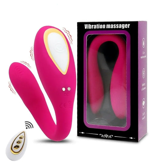 Remote Control U Shape Wearable Vibrator