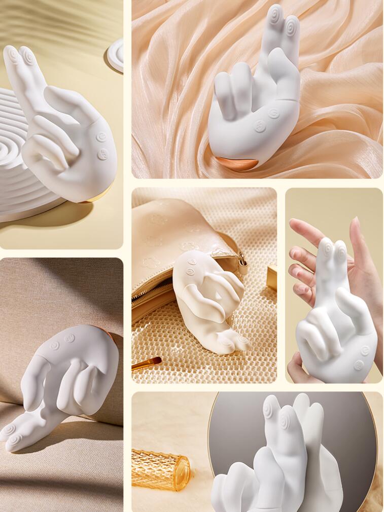 Finger Style Clitoral G-Spot Realistic Finger Flapping Motion Hand Massager Vibrator